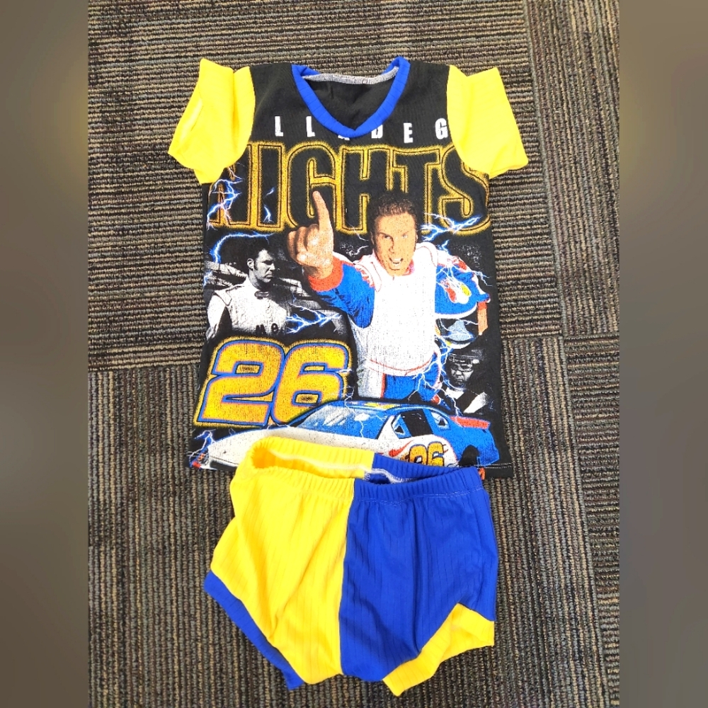 Custom handmade talladega nights t-shirt matching set 6/7